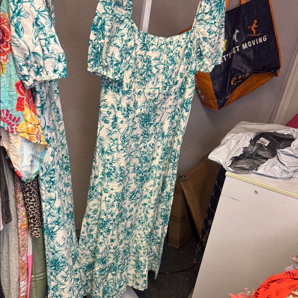 Floral Off-Shoulder Dress